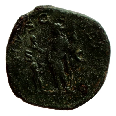 Sestertius - Julia Mamaea VENVS GENETRIX S C; Venus back