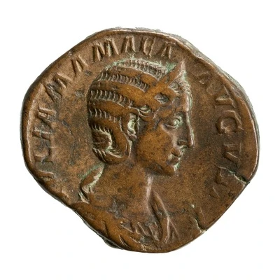 Sestertius - Julia Mamaea VENVS VITRIX S C; Venus front