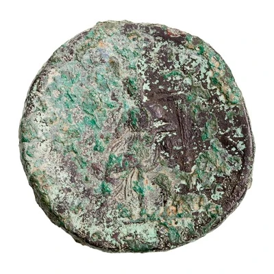 Sestertius - Julia Soaemias MATER DEVM S C; Cybele back