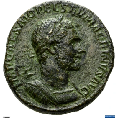 Sestertius - Macrinus FIDES MILITVM S C; Fides front