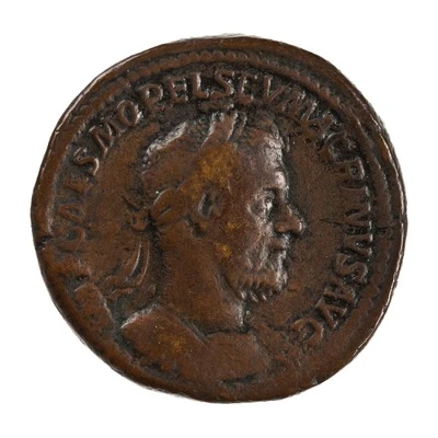 Sestertius - Macrinus PONTIF MAX TR P P P S C; Felicitas front