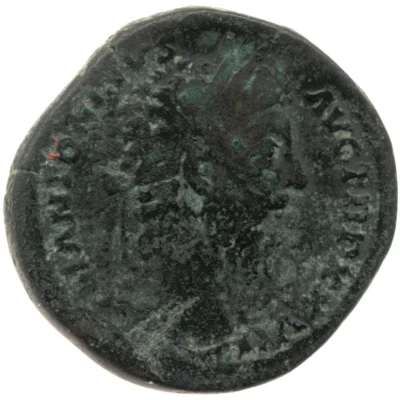 Sestertius - Marcus Aurelius GERMANIA SVBACTA IMP VI COS III S C; Germania front