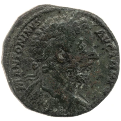 Sestertius - Marcus Aurelius GERMANICO AVG IMP VI COS III S C front