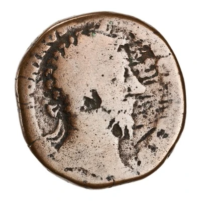 Sestertius - Marcus Aurelius IMP VI COS III S C VIRTVS AVG front