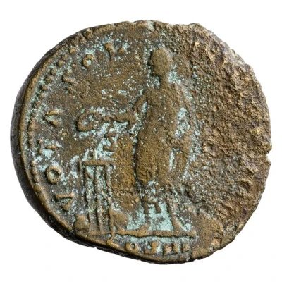 Sestertius - Marcus Aurelius VOTA SOL DECENN COS III S C back