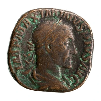 Sestertius - Maximinus Thrax FIDES MILITVM S C; Fides front