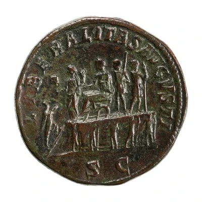 Sestertius - Maximinus Thrax LIBERALITAS AVGVSTI S C; Liberalitas back