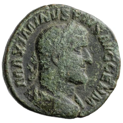 Sestertius - Maximinus Thrax P M TR P III COS P P S C front
