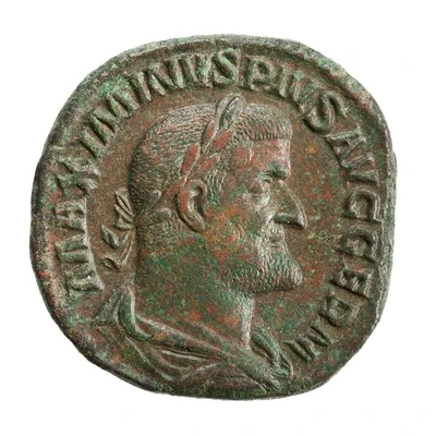 Sestertius - Maximinus Thrax P M TR P IIII COS P P S C front