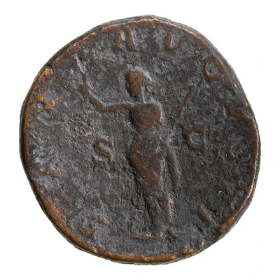 Sestertius - Maximinus Thrax PAX AVGVSTI S C; Pax back