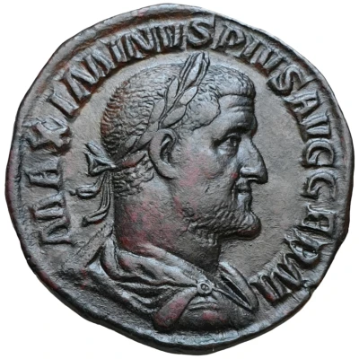 Sestertius - Maximinus Thrax PAX AVGVSTI S C; Pax front