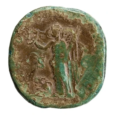Sestertius - Maximinus Thrax VICTORIA GERMANICA S C; Victory back