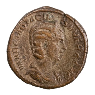 Sestertius - Otacilia Severa CONCORDIA AVGG S C; Concordia front