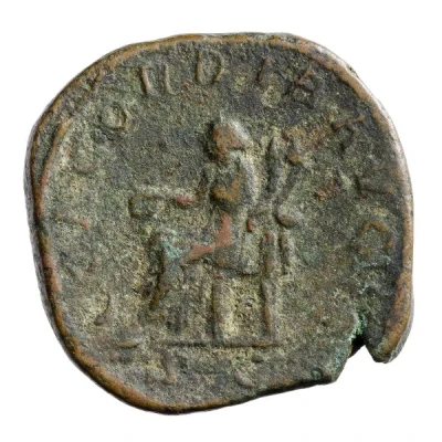 Sestertius - Otacilia Severa CONCORDIA AVGG S C; Concordia back