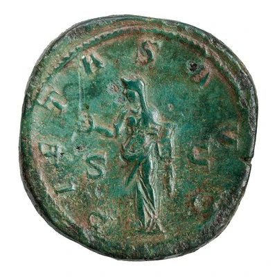 Sestertius - Otacilia Severa PIETAS AVG S C; Pietas back