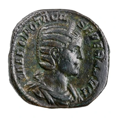 Sestertius - Otacilia Severa PVDICITIA AVG S C; Pudicitia front