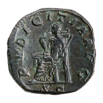 Sestertius - Otacilia Severa PVDICITIA AVG S C; Pudicitia back