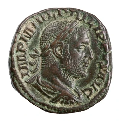 Sestertius - Philippus I AETERNITATIS AVGG S C front