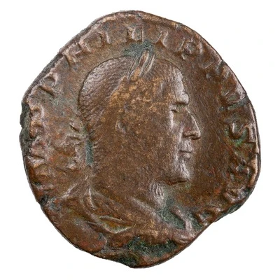 Sestertius - Philippus I ANNONA AVGG S C; Annona front
