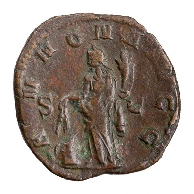 Sestertius - Philippus I ANNONA AVGG S C; Annona back