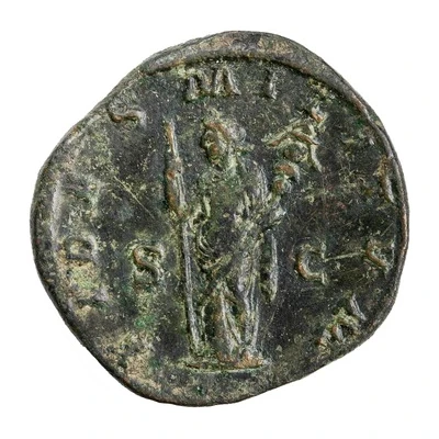 Sestertius - Philippus I FIDES MILITVM S C; Fides back