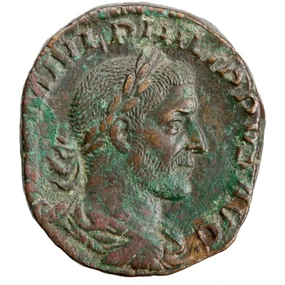 Sestertius - Philippus I LAET FVNDATA S C; Laetitia front