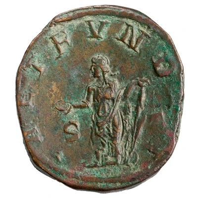 Sestertius - Philippus I LAET FVNDATA S C; Laetitia back