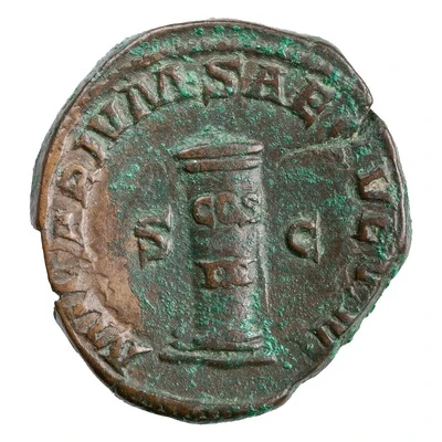 Sestertius - Philippus I MILIARIVM SAECVLVM S C COS III back