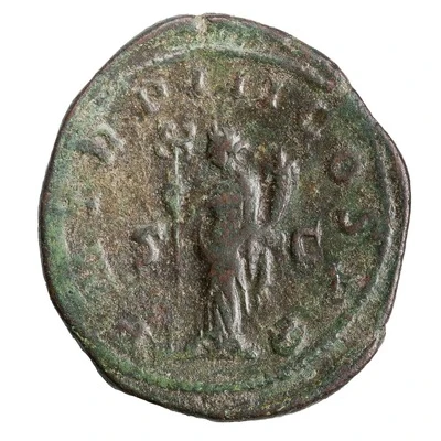Sestertius - Philippus I P M TR P III COS P P S C; Felicitas back