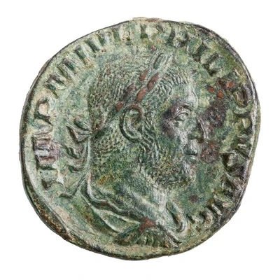 Sestertius - Philippus I SAECVLARES AVGG S C COS II front