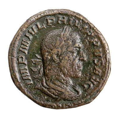Sestertius - Philippus I SAECVLARES AVGG S C COS II front