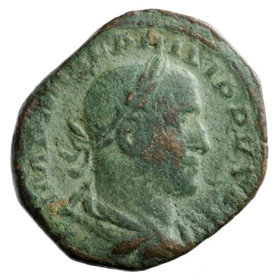 Sestertius - Philippus I SAECVLARES NOVVM S C; Roma front