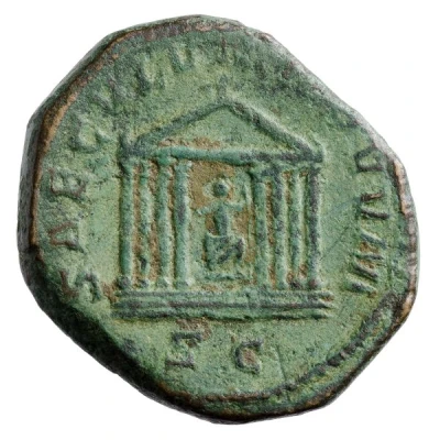 Sestertius - Philippus I SAECVLARES NOVVM S C; Roma back