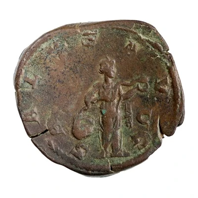 Sestertius - Philippus I SALVS AVG S C; Salus back