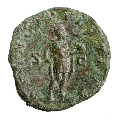 Sestertius - Philippus II PRINCIPI IVVENT S C back