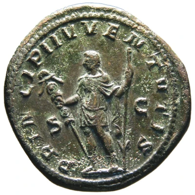 Sestertius - Philippus II PRINCIPI IVVENTVTIS S C back