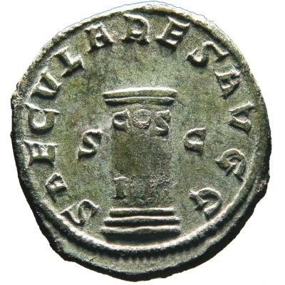 Sestertius - Philippus II SAECVLARES AVGG S C COS II back