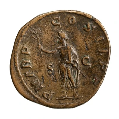 Sestertius - Pupienus P M TR P COS II P P S C back