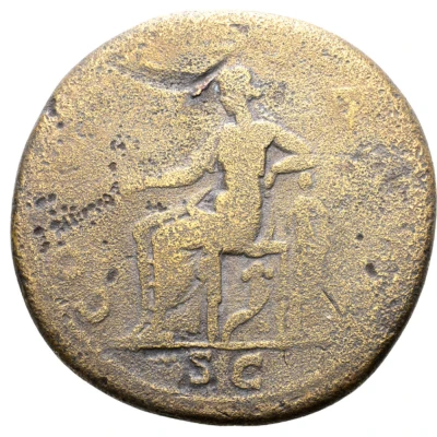 Sestertius - Sabina CONCORDIA AVG S C; Concordia back