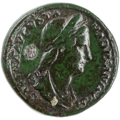 Sestertius - Sabina CONCORDIA AVG S C; Concordia front