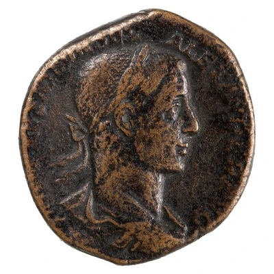 Sestertius - Severus Alexander AEQVITAS AVGVSTI S C; Aequitas front