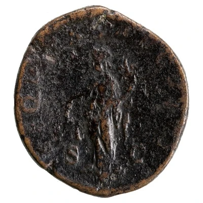 Sestertius - Severus Alexander AEQVITAS AVGVSTI S C; Aequitas back
