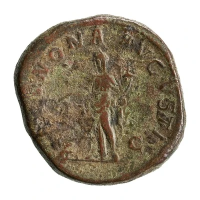 Sestertius - Severus Alexander ANNONA AVGVSTI S C; Annona back