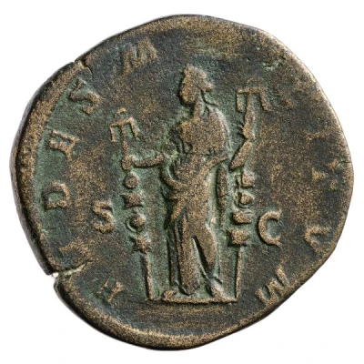 Sestertius - Severus Alexander FIDES MILITVM S C; Fides back