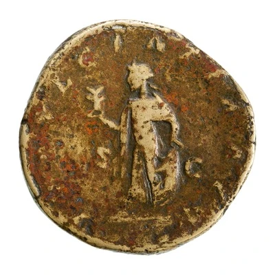 Sestertius - Severus Alexander INDVLGENTIA AVG S C; Spes back