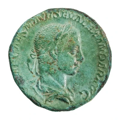 Sestertius - Severus Alexander IOVI VLTORI S C; Jupiter and Victory front