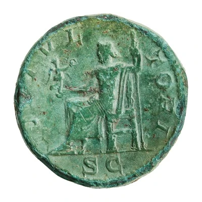 Sestertius - Severus Alexander IOVI VLTORI S C; Jupiter and Victory back