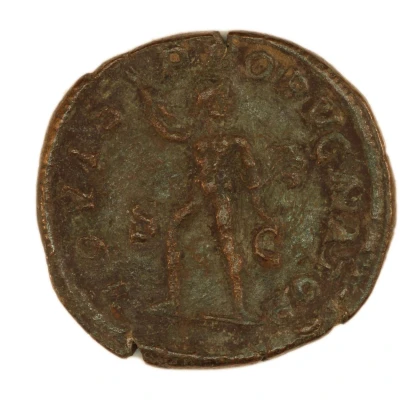 Sestertius - Severus Alexander IOVIS PROPVGNATOR S C; Jupiter back