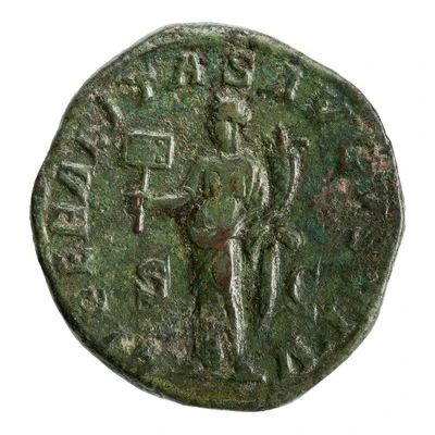 Sestertius - Severus Alexander LIBERALITAS AVGVSTI V S C; Liberalitas back
