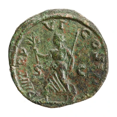 Sestertius - Severus Alexander P M TR P VI COS II P P S C; Pax back